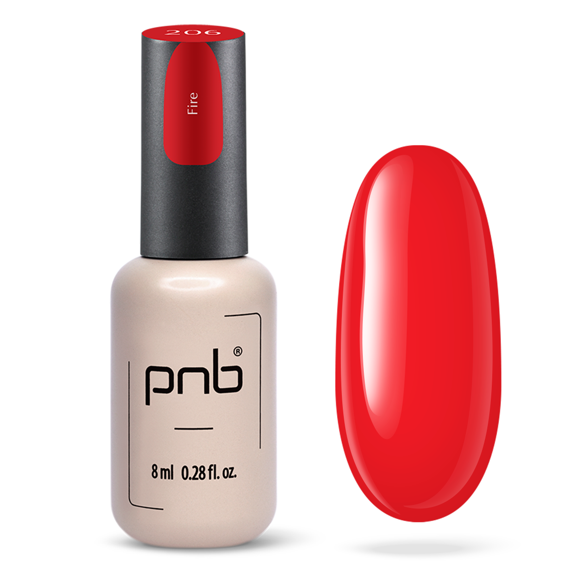PNB 206/Gel nail polish PNB 8 ml 206