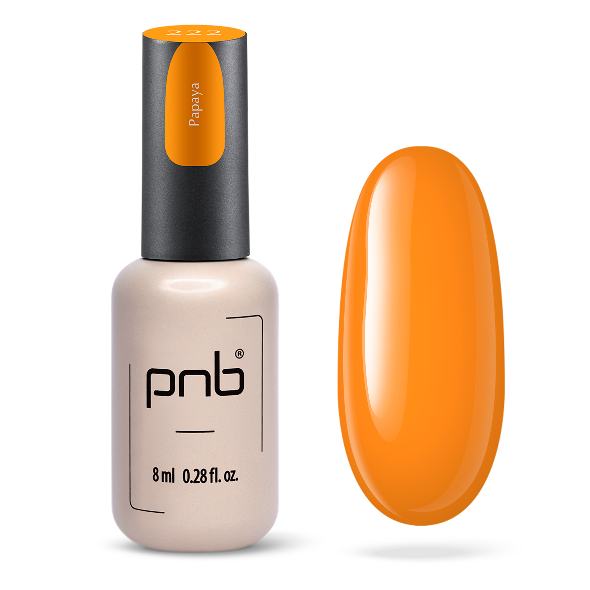 PNB 222/Gel nail polish PNB 8 ml 222