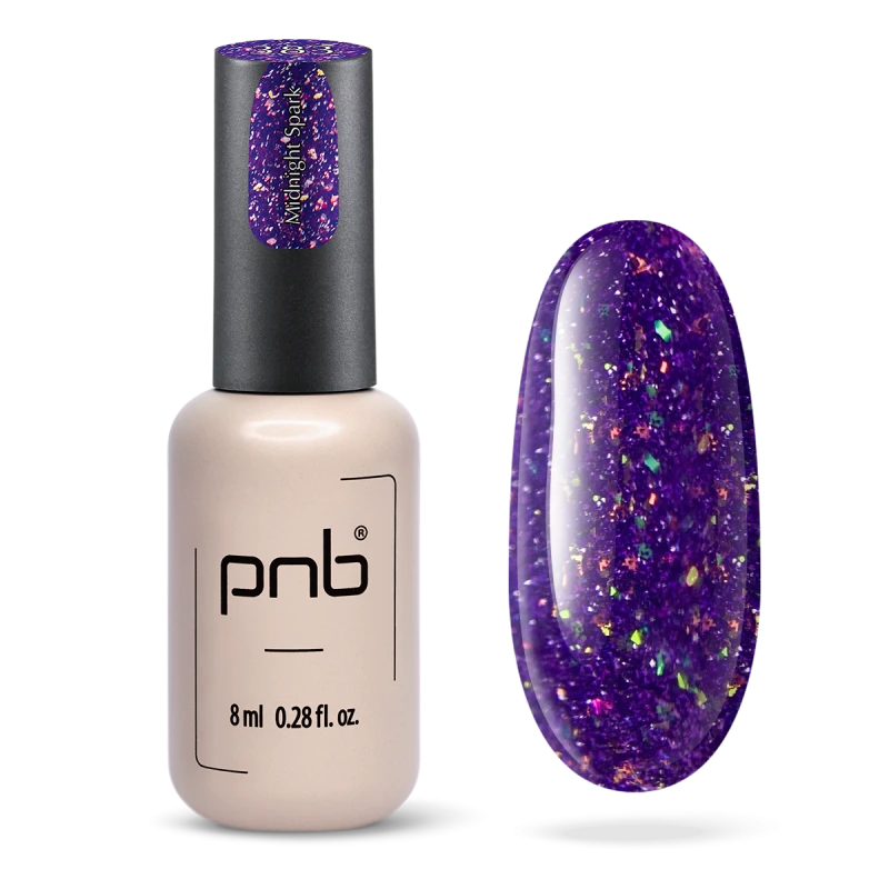 PNB 383 Gellack Midnight Spark 8 ml