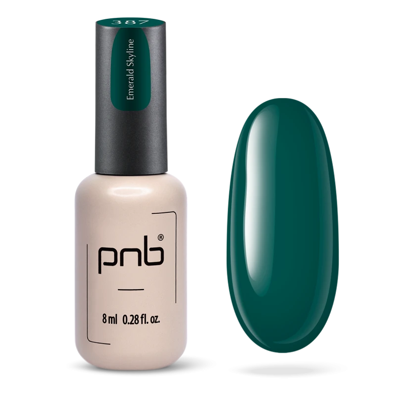 PNB 387 Gellack Emerald Skyline 8 ml