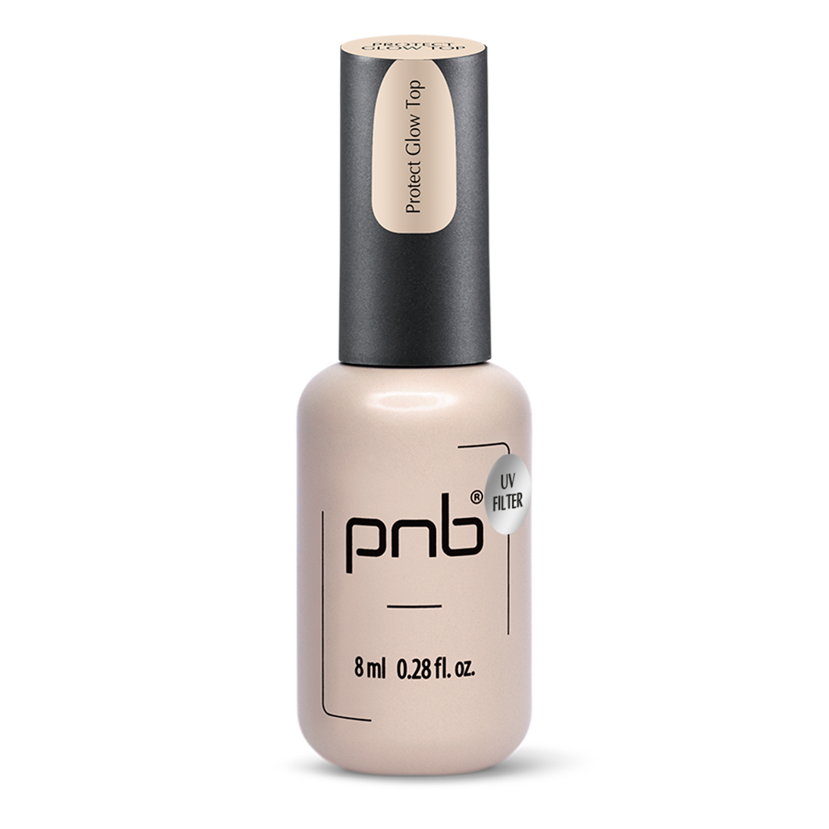 Protect Glow Top PNB – Финишное покрытие с УФ-фильтром, без липкого слоя 8 мл