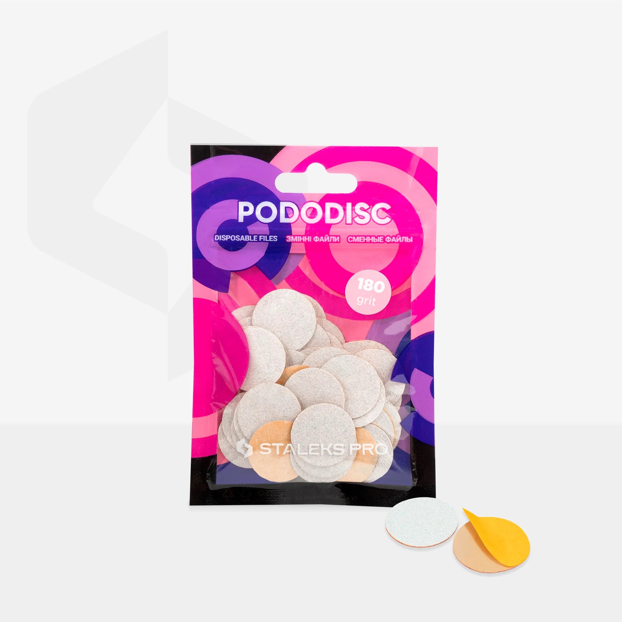 Ersatzfeilen Für Pedikür-Scheibe PODODISC STALEKS PRO M (50 Stück) 180 Grit